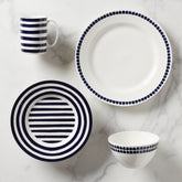 Dalmazio Design - Kate Spade Charlotte Street North 4-Piece Place Setting Navy